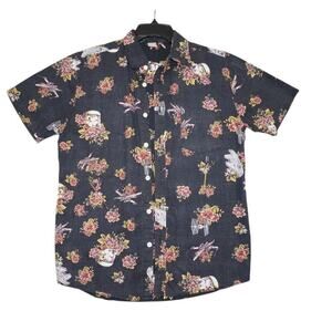 Star Wars Floral Tropical Button-Up Shirt – Men’s Size Medium – Lucasfilm